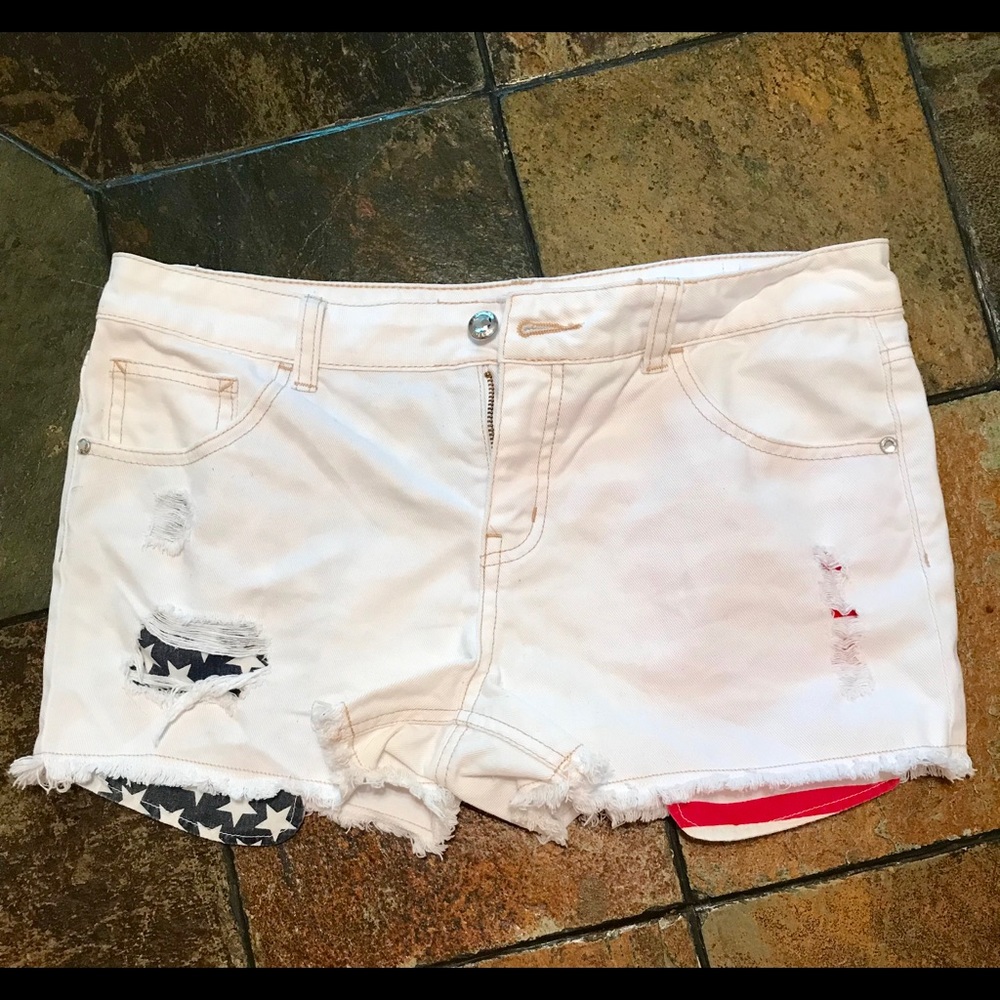 Justice jean shorts